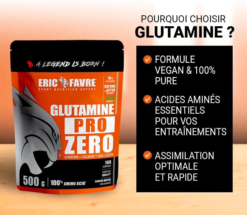 Glutamine Pro Zero Eric Favre 500g