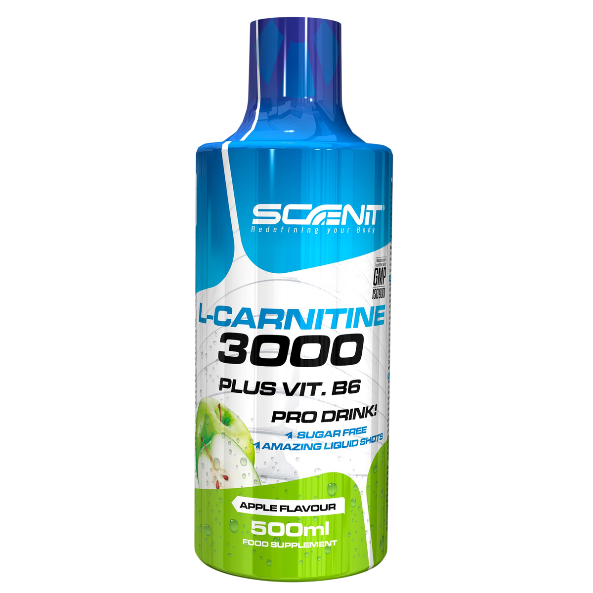 L-Carnitine 3000 + Vitamine B6 Scenit Nutrition 500 ml – Boisson Liquide