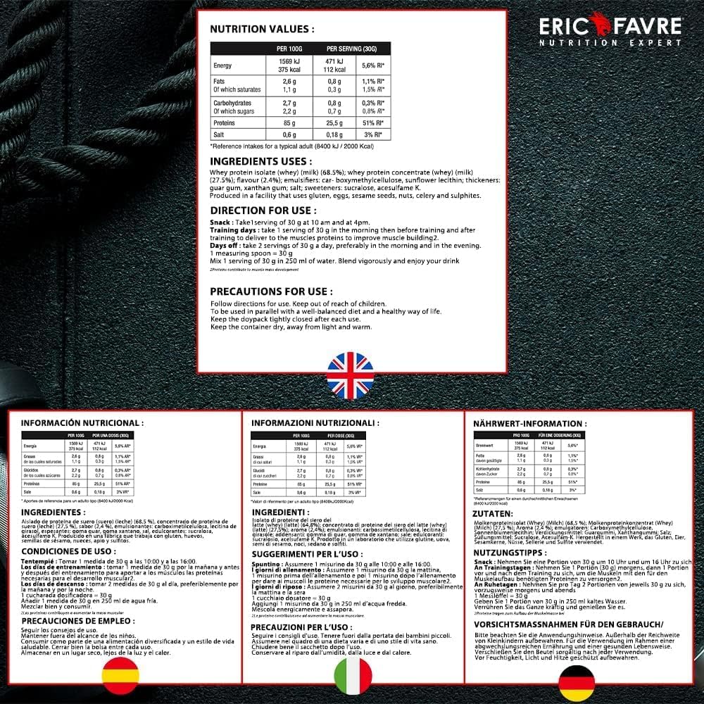 Iso Whey Zero Eric Favre 2kg