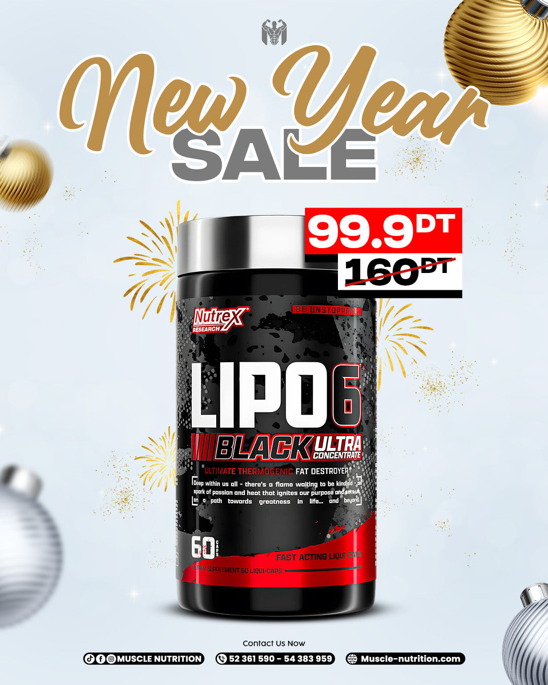 Lipo 6 black ultra nutrex - 60 caps