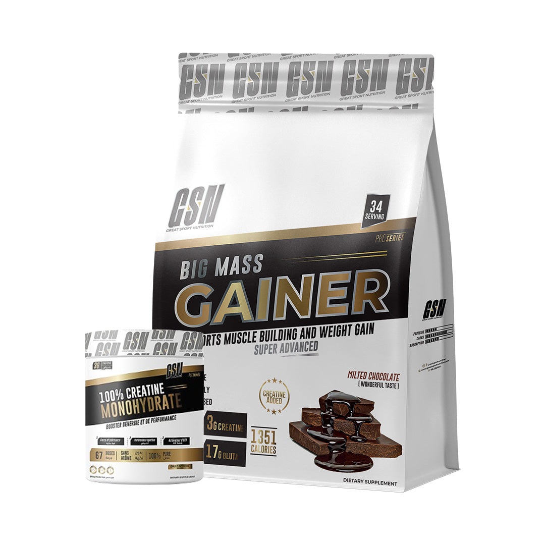 Big Mas Gainer GSN 6kg + Creatine GSN 200g