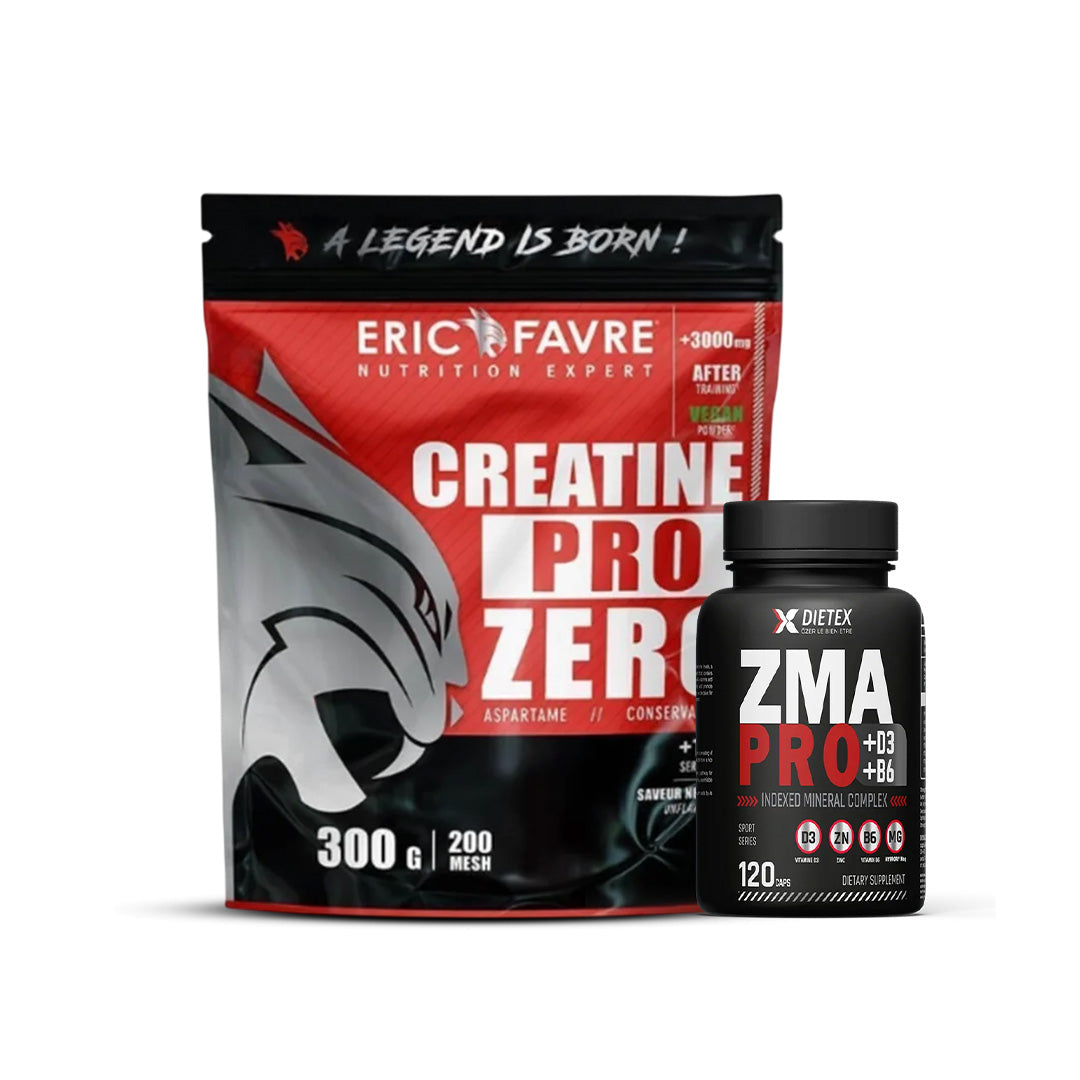 Creatine Pro Zero – Eric Favre + ZMA Pro
