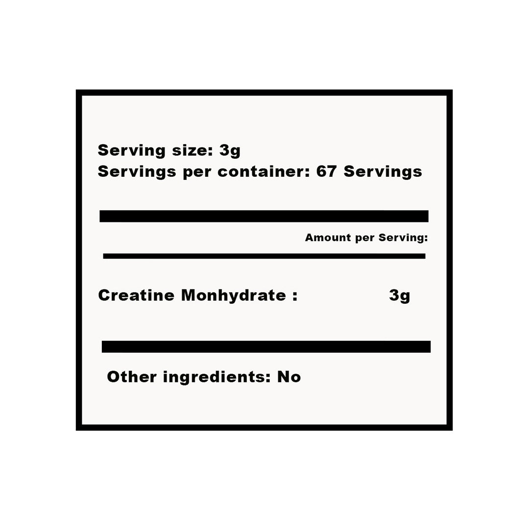 Creatine monohydrate GSN 500g + zinc + Vitamin C