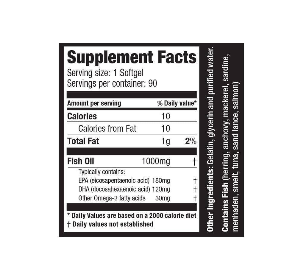 Ultimate Nutrition Omega 3 - Supplément d'Huile de Poisson