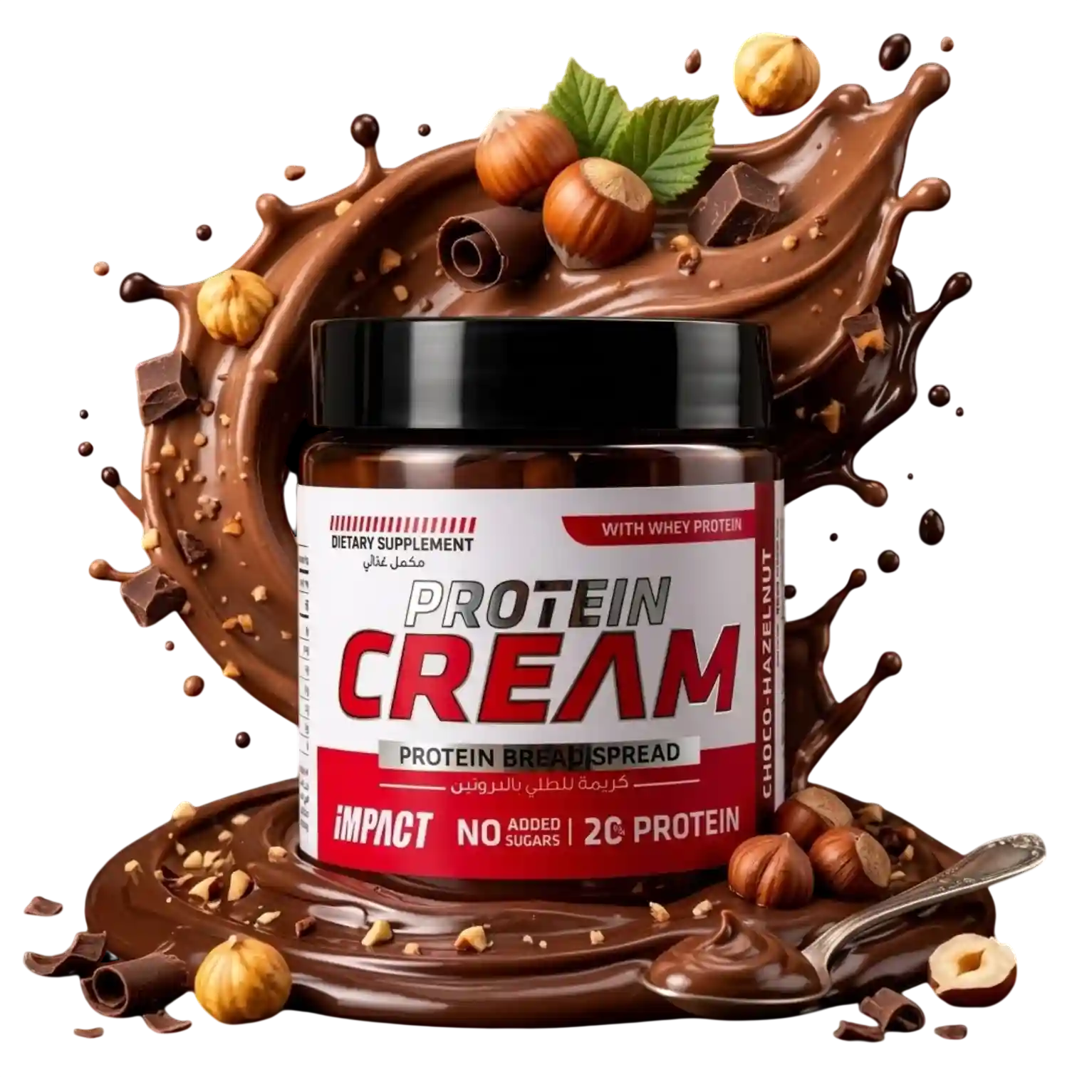 Protein Cream Impact – Pâte à tartiner protéinée Chocolat-Noisette avec Whey