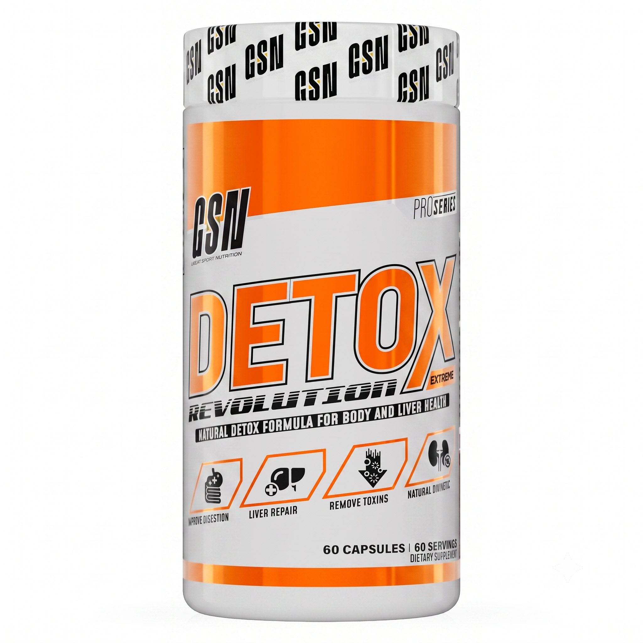 Detox Revolution GSN Pro Series - 60 Capsules