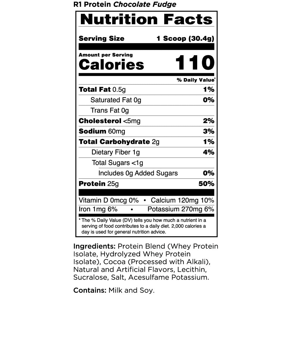 Rule One R1 Protein 100% Whey Protein Isolate & Hydrolyzed Whey Protein Isolate 2,27kg