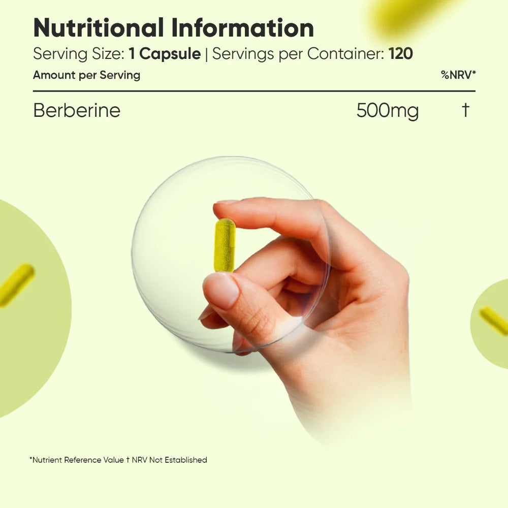 Berbérine 500 mg WeightWorld – 120 Capsules Vegan