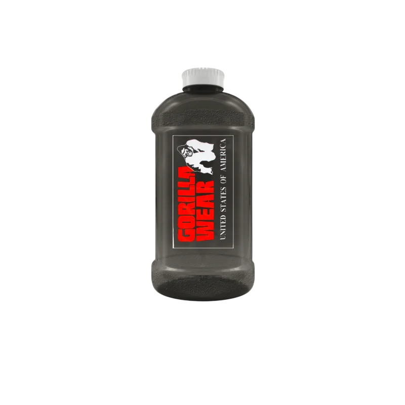 Bouteille d'Eau 2L Gorilla Wear - Le Bidon de Musculation Idéal