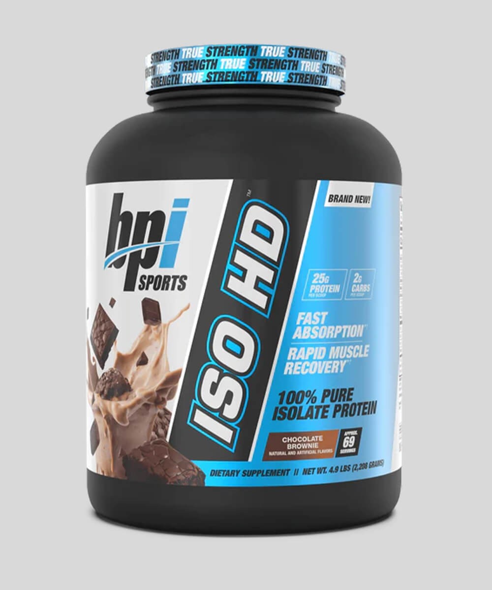 BPI Sports ISO HD – Protéine Isolat 100% Pure | Chocolate Brownie, 2,2 kg