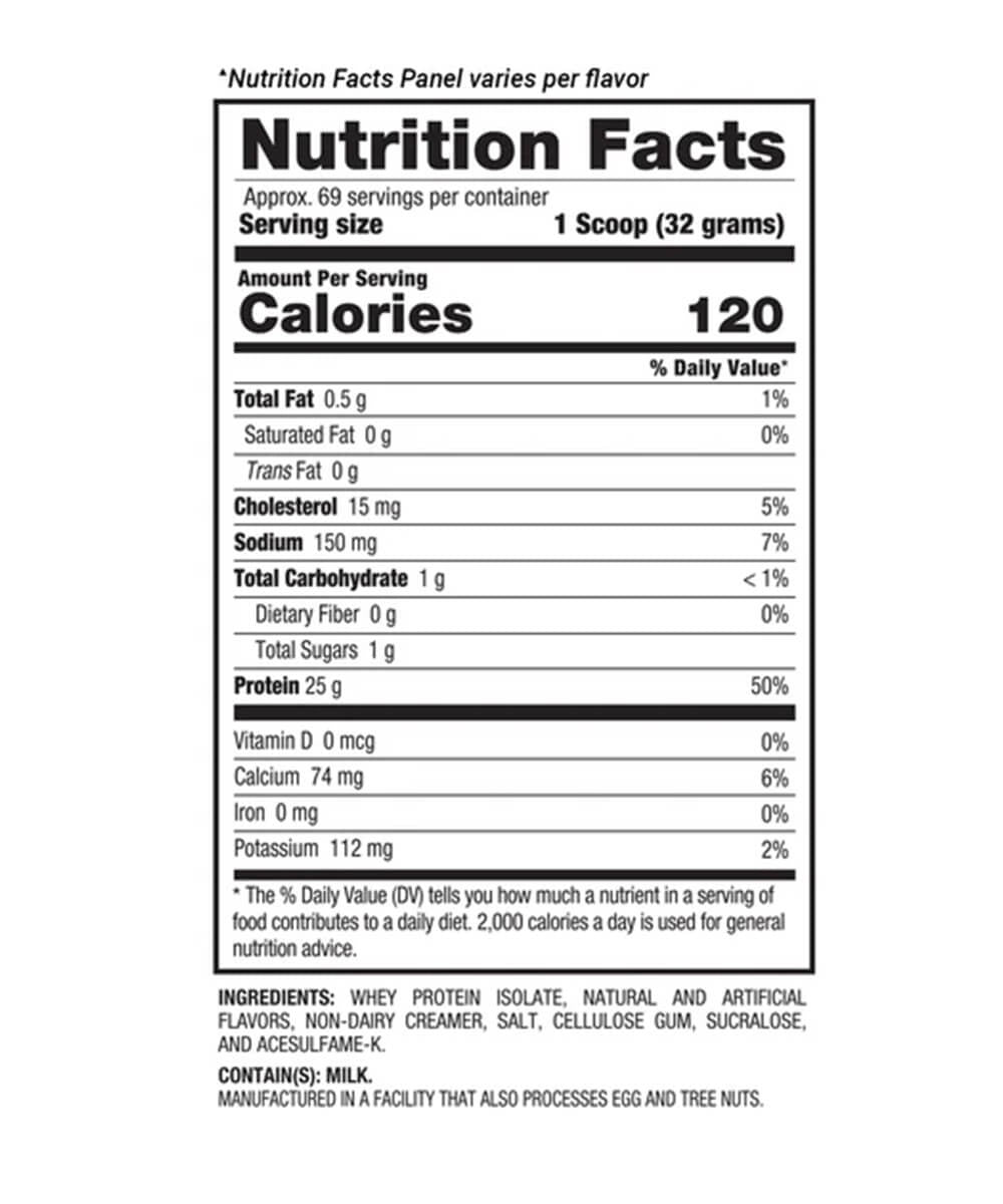 BPI Sports ISO HD – Protéine Isolat 100% Pure | Chocolate Brownie, 2,2 kg