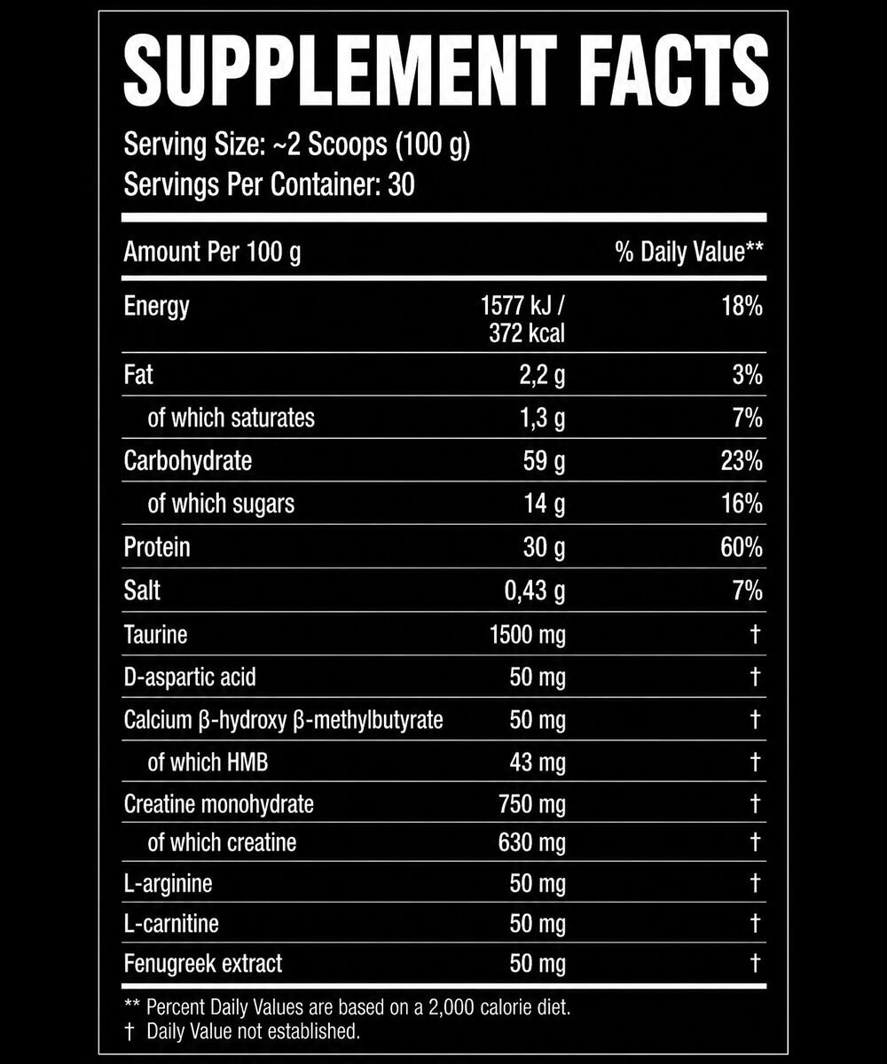 Kevin Levrone Anabolic Mass 3kg