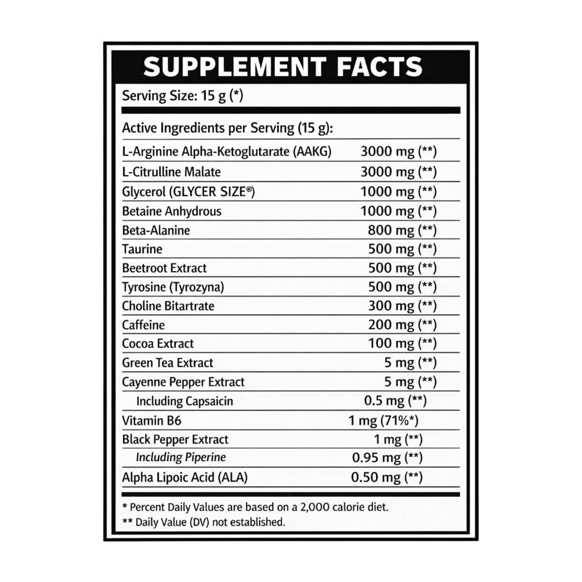 Real Pharm King Pre-Workout 500 g