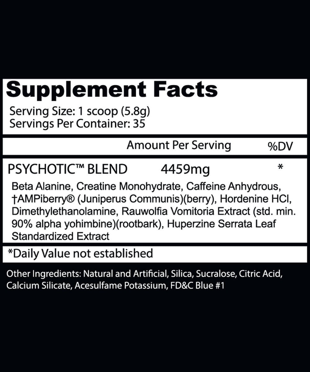 Pre-workout psycotic