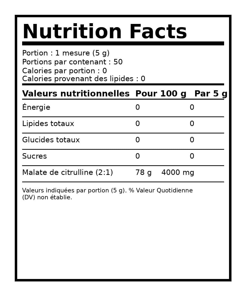 Citrulline Malate American Wolf 250g