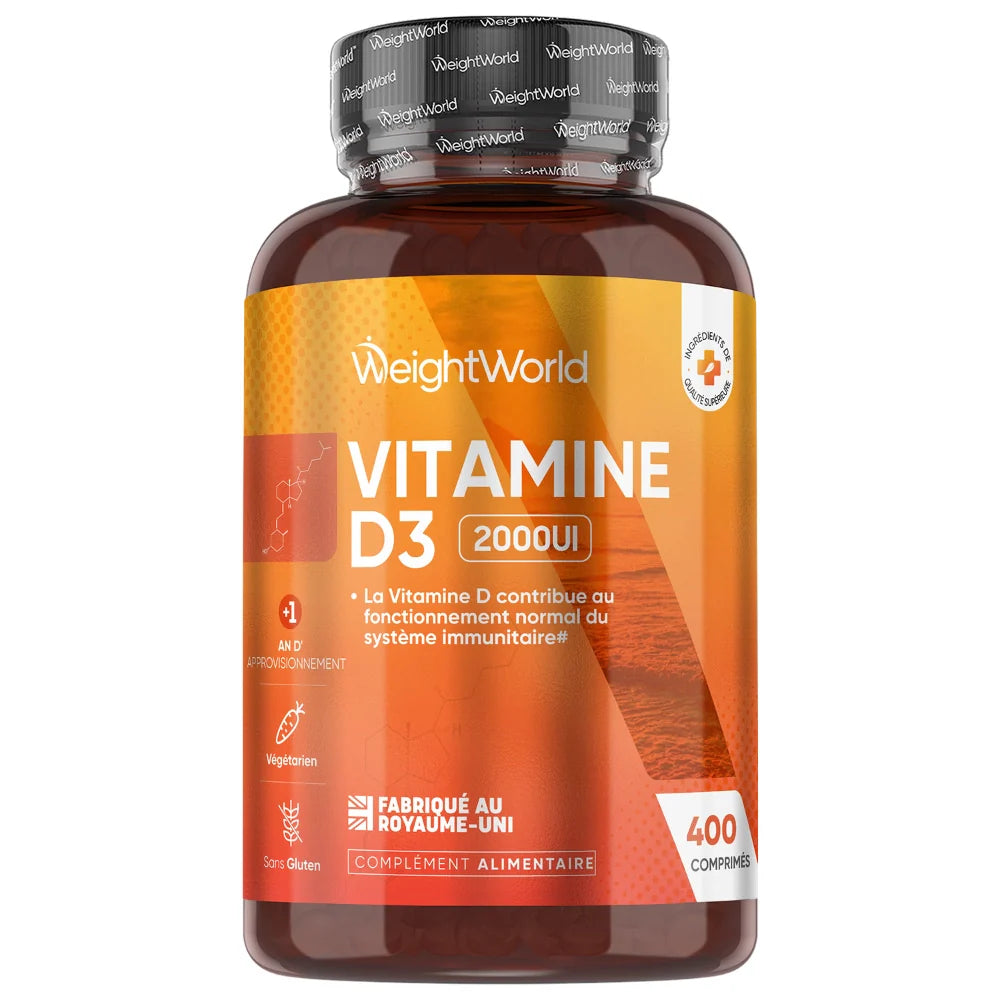 Vitamine D3 2000 UI 400caps Weightword