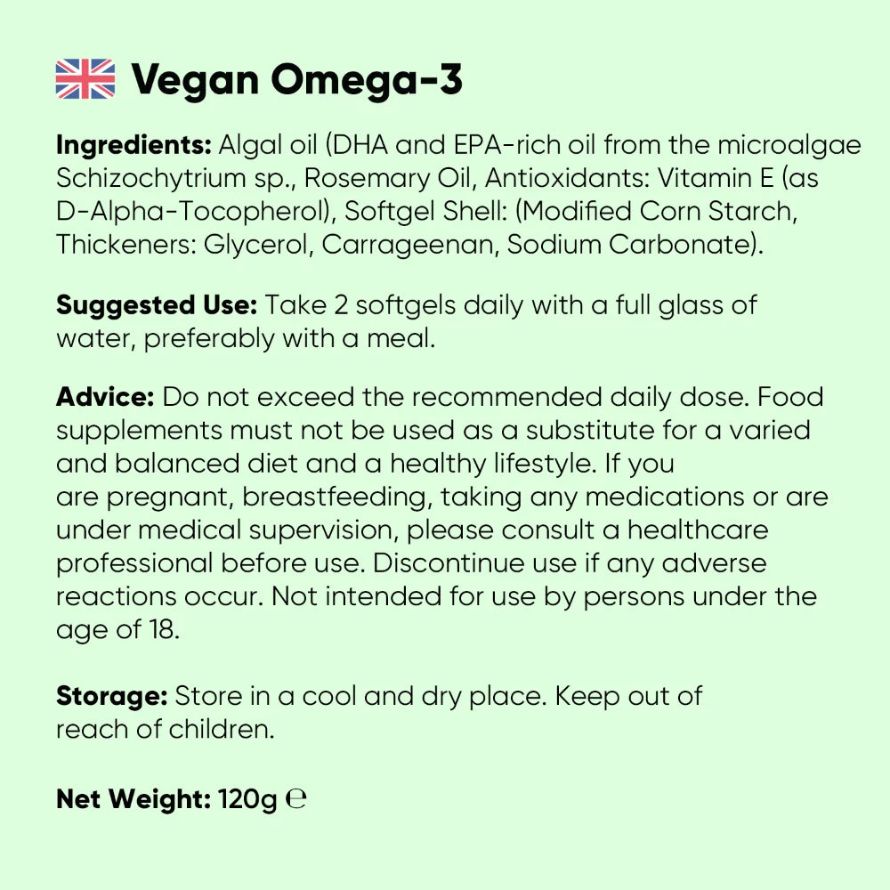 WeightWorld Vegan Omega-3 2000mg - 90 Softgels