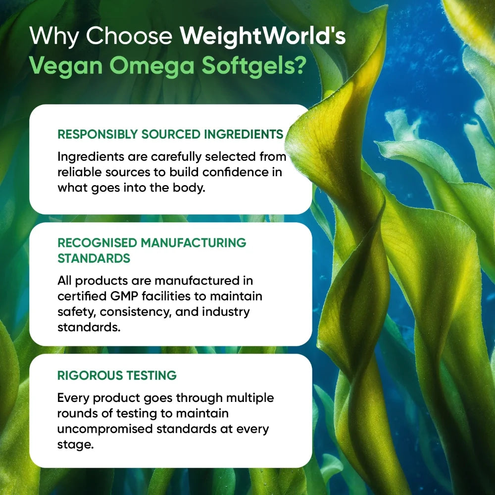 WeightWorld Vegan Omega-3 2000mg - 90 Softgels