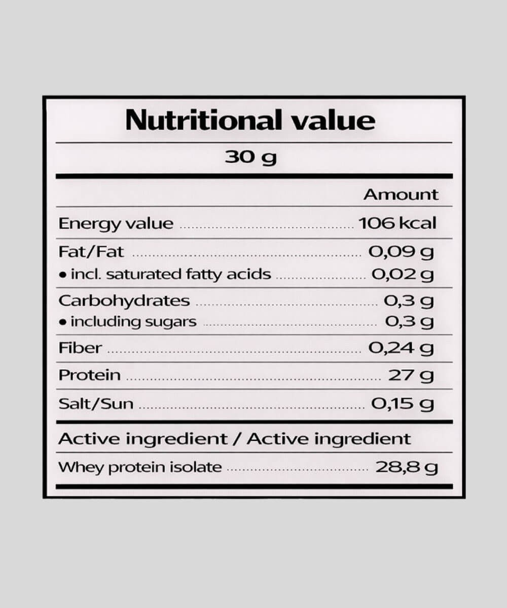 REAL ISOLATE 100 Whey Isolate 2000 g