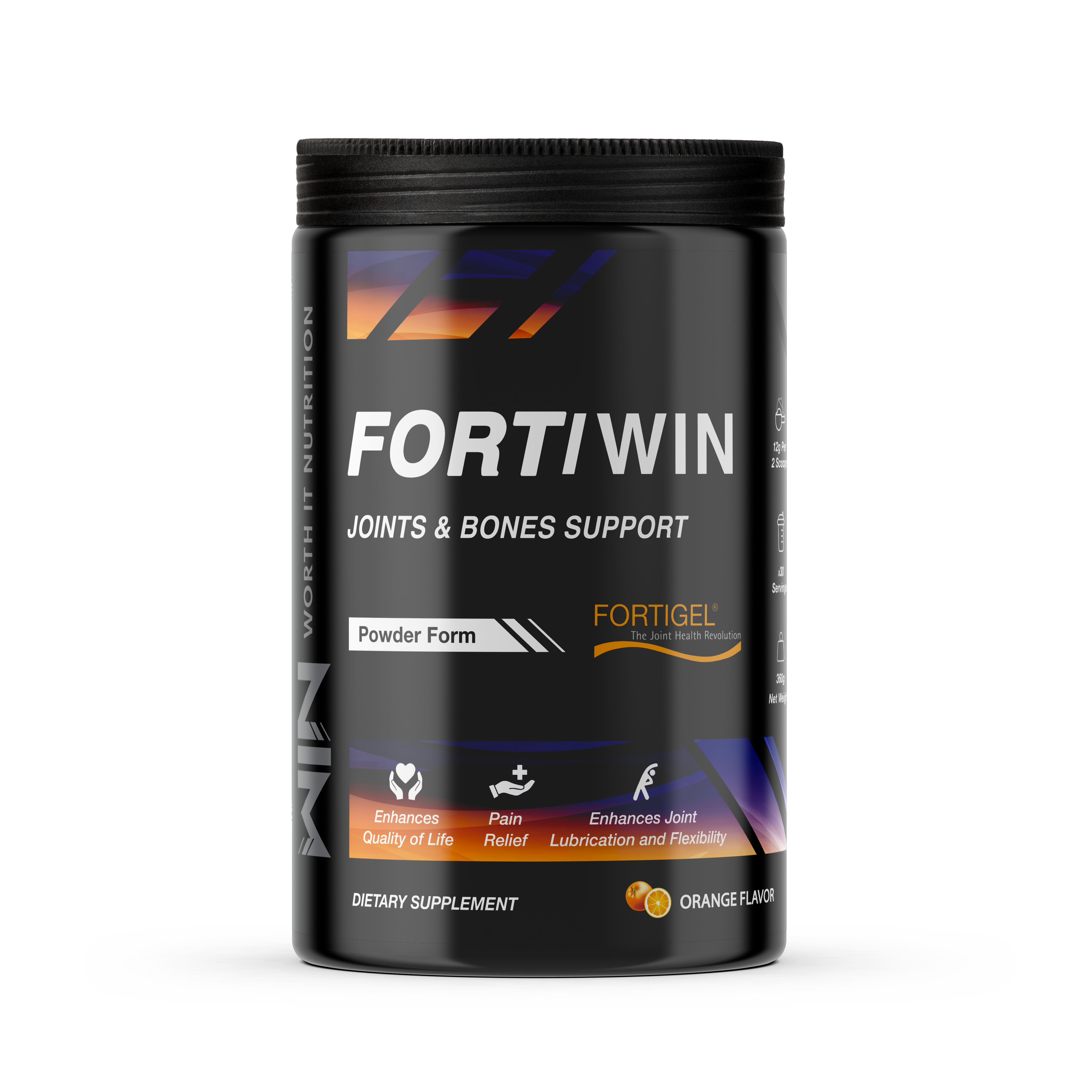 FORTIWIN Collagen Hydrolyzed  - WORTH IT NUTRITION 360g