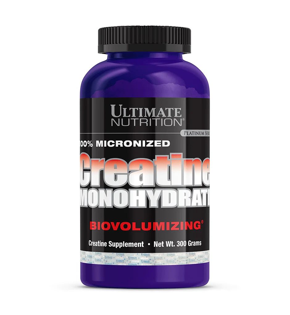 Ultimate Nutrition Creatine Monohydrate 300 g – Créatine 100% Micronisée