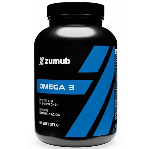 Zumub Omega 3 90 Gélules – EPA 360 mg & DHA 240 mg pour le Cœur, le Cerveau, les Articulations et le Bien-être Quotidien