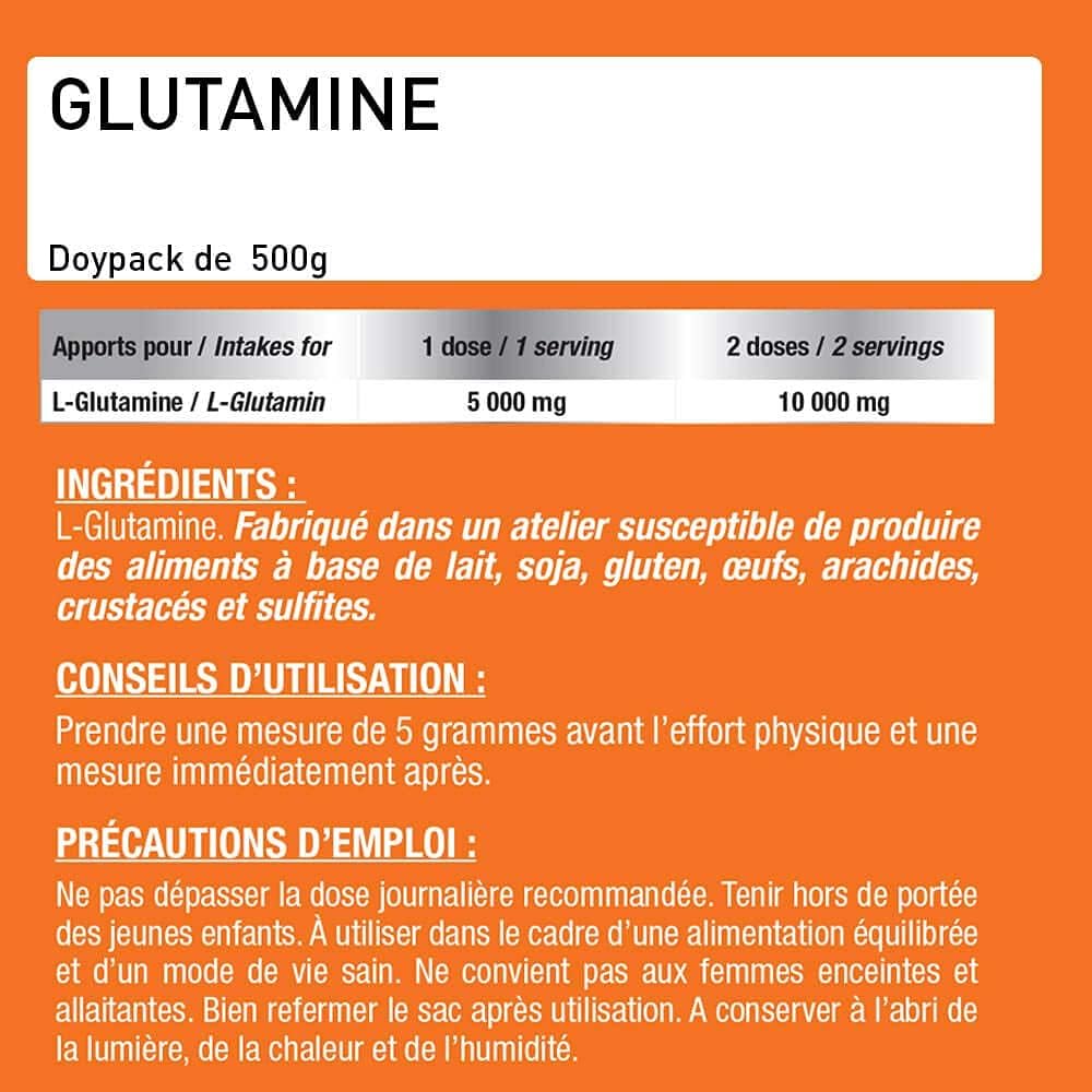 Glutamine Pro Zero Eric Favre 500g