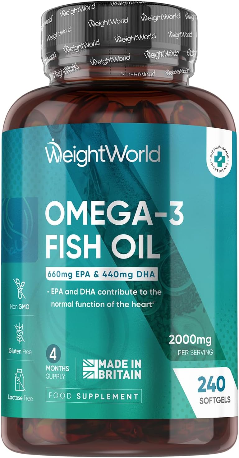 WeightWorld Oméga 3 - 240 Capsules