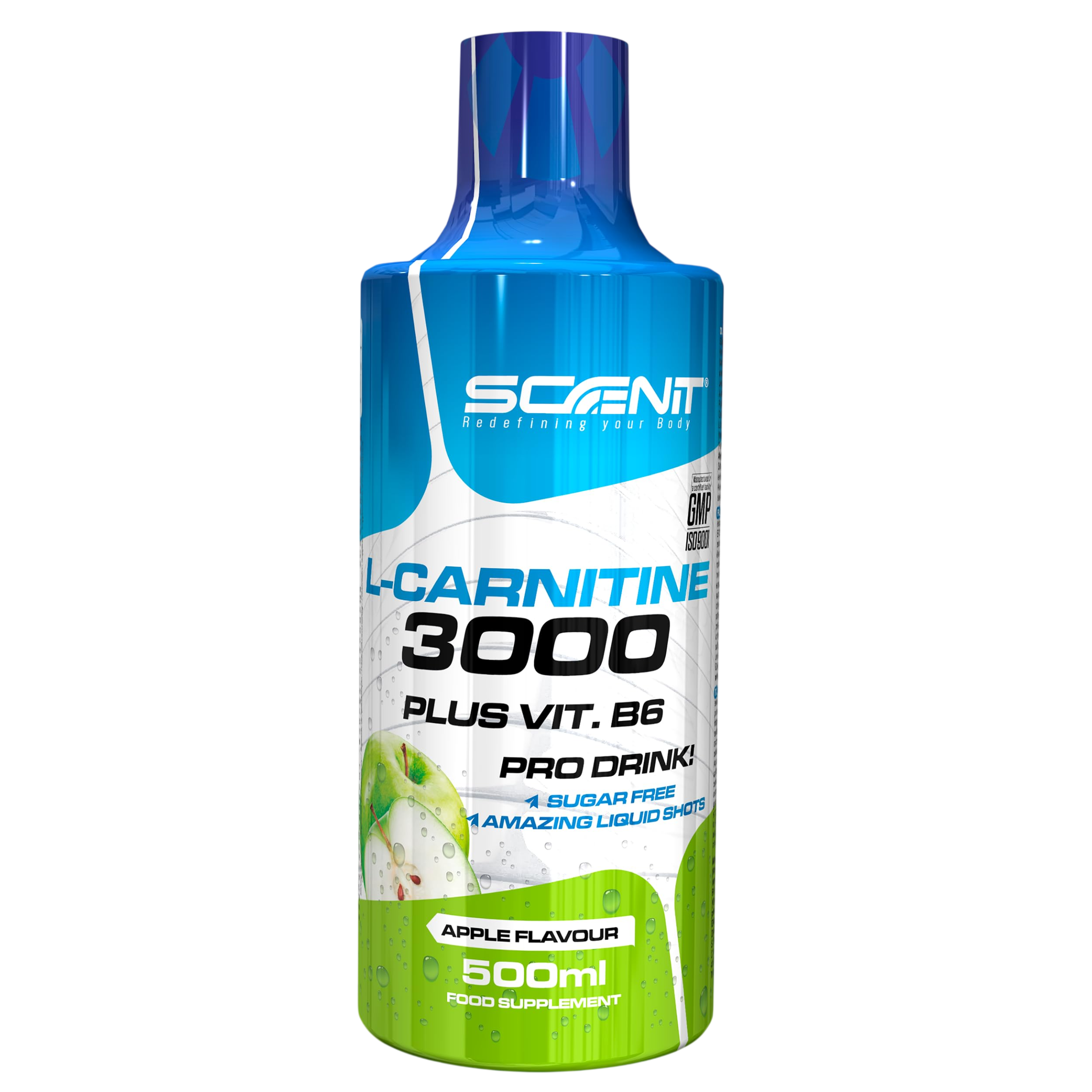 L-Carnitine 3000 + Vitamine B6 Scenit Nutrition 500 ml – Boisson Liquide