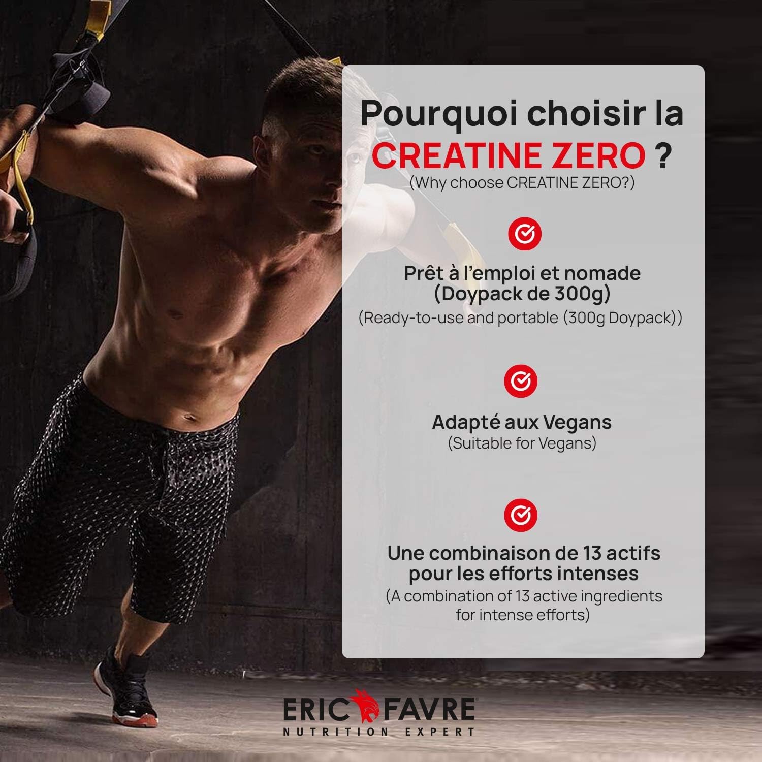 Creatine Pro Zero Eric Favre 300g