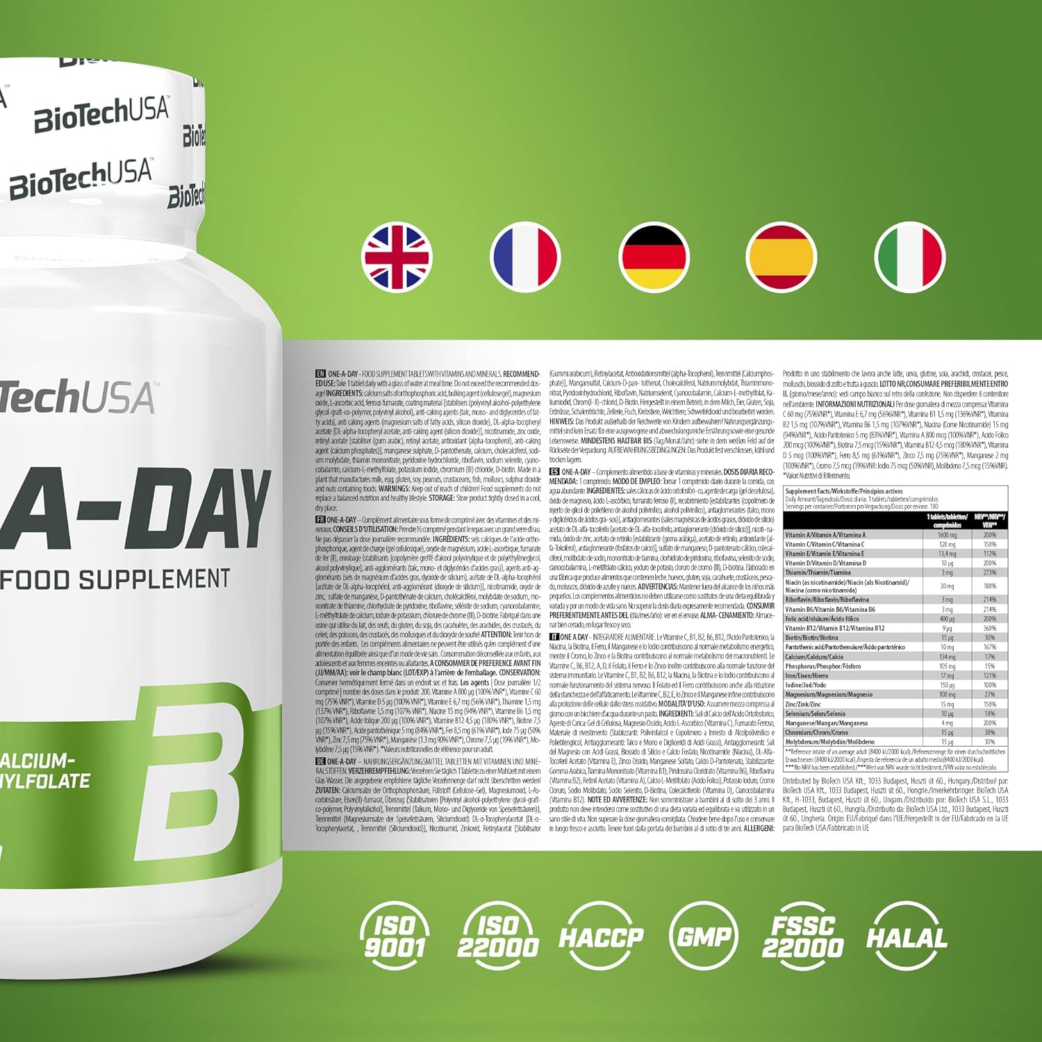 One A Day BiotTchUSA 100 tablets