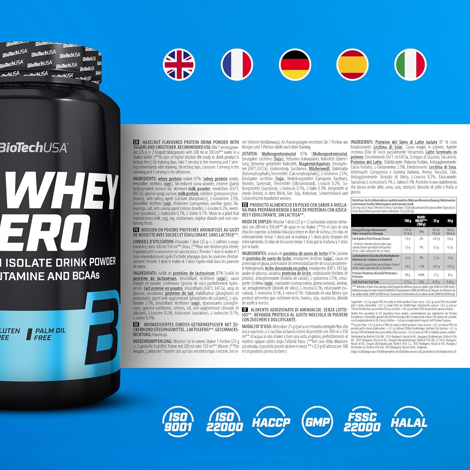 Iso Whey Zero BioTechUSA 908kg