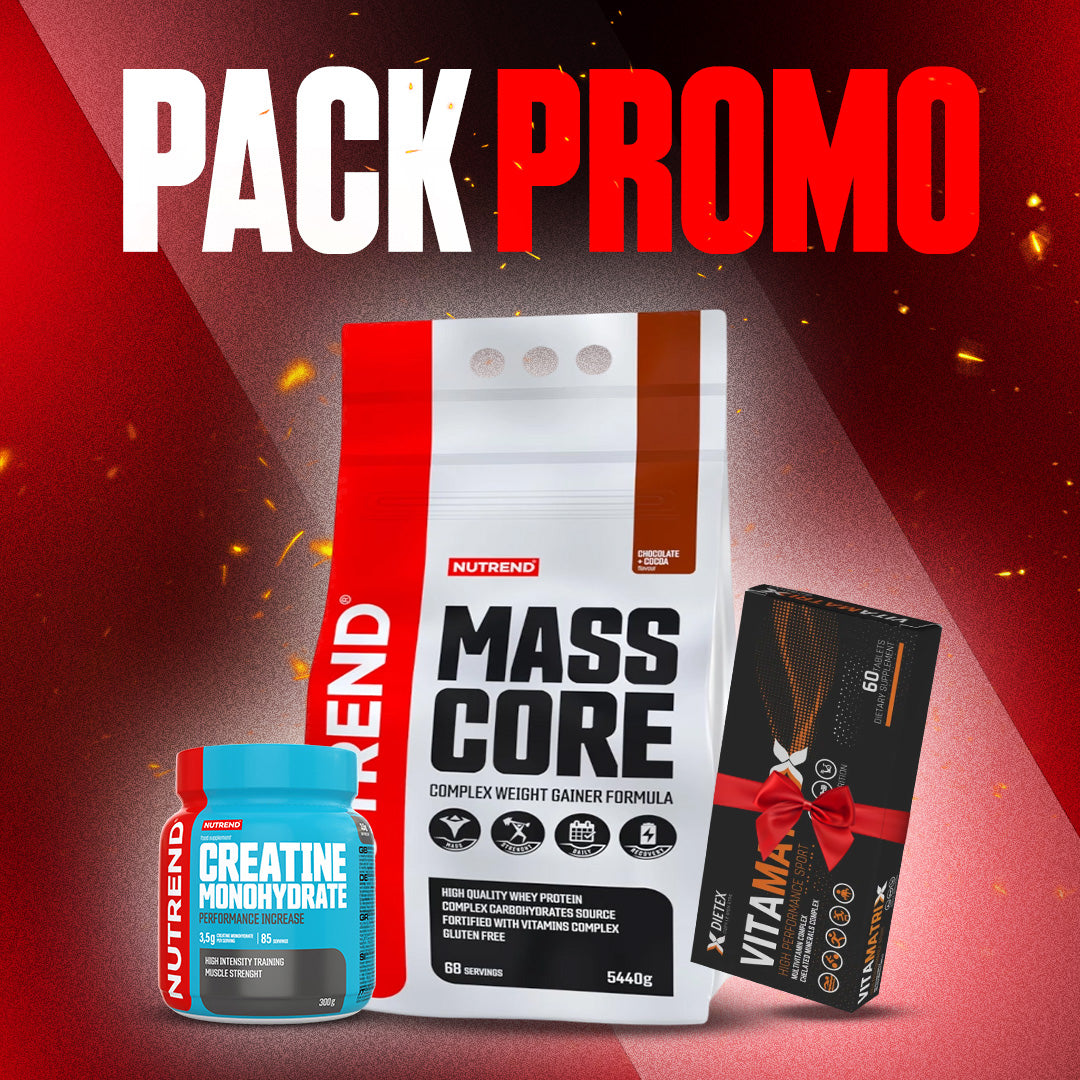 Pack Mass Core 5.4kg & Creatine 300g Nutrend & Vitamatrix Dietex