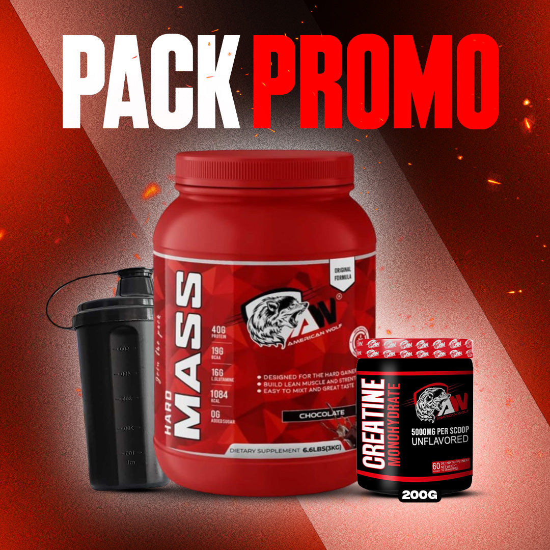 Hard Mass American Wolf 3kg + creatine 200g + shaker