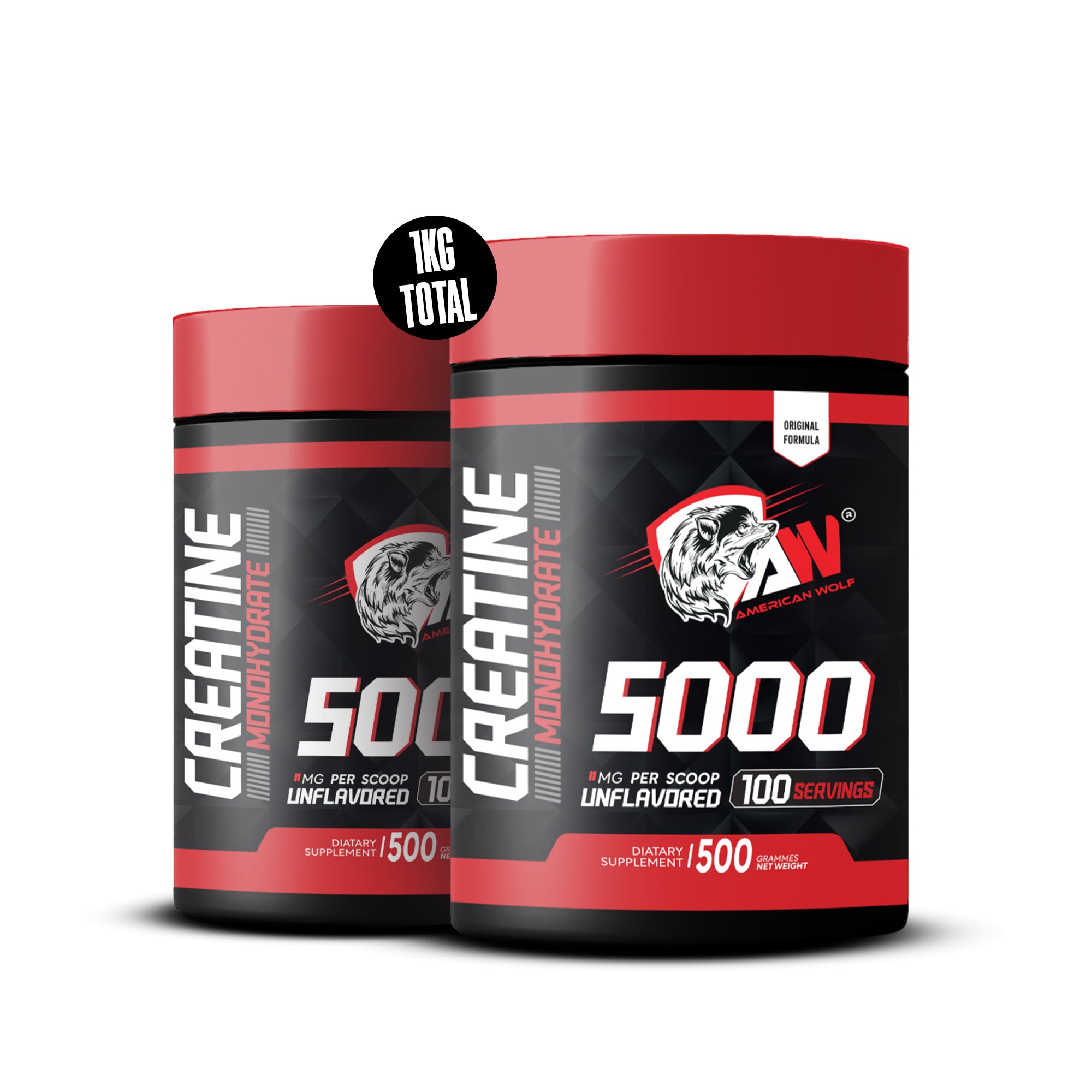 X2 Creatine American wolf 500g Total 1KG
