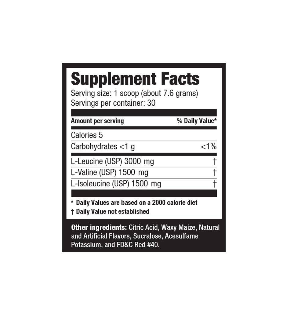 BCAA Powder 12,000 Ultimate Nutrition : Formule d'Acides Aminés