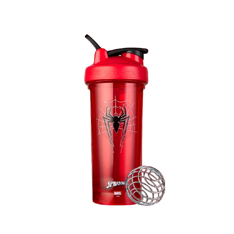 Shaker BlenderBottle Pro 28 Iron Man Marvel - Bouteille Mélangeur 828 ml