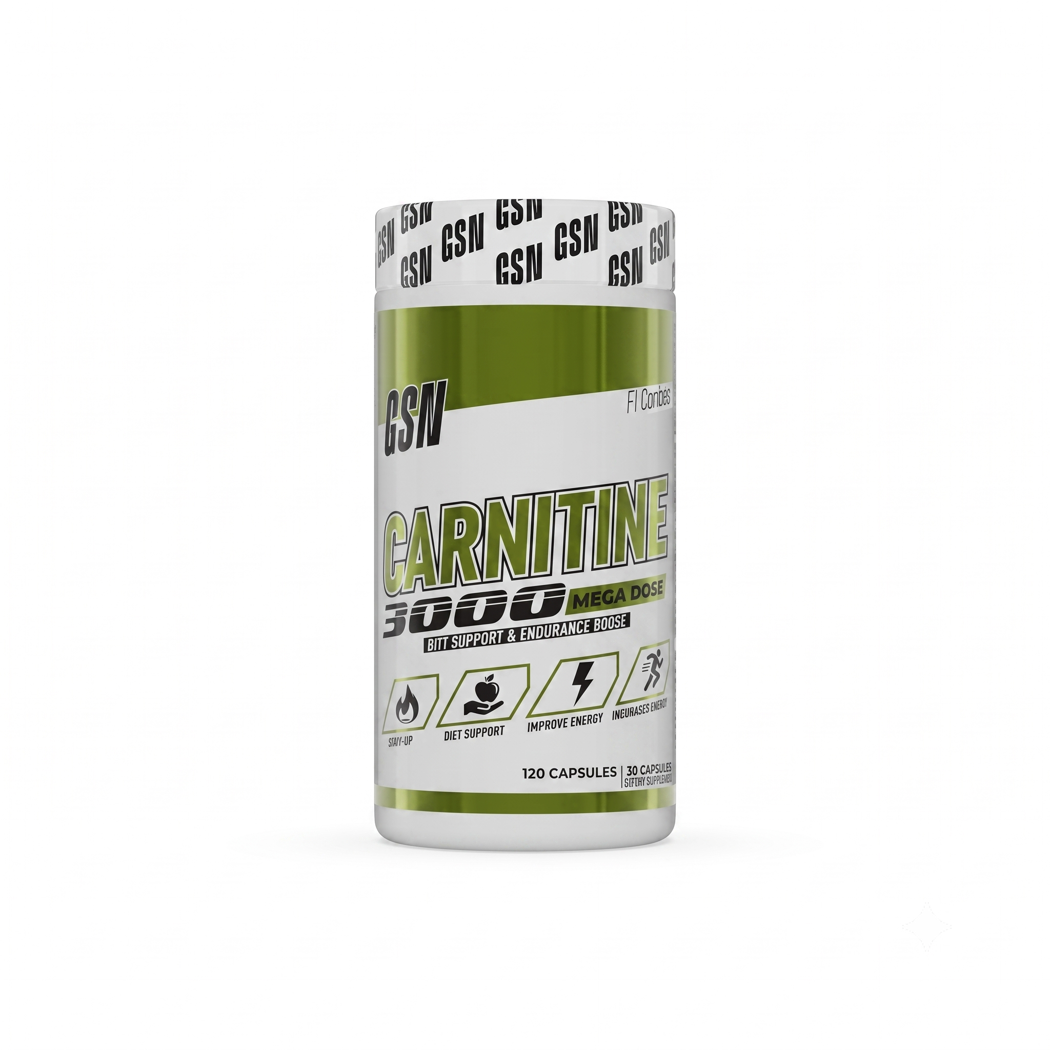 Carnitine 3000 GSN Pro Series - 120 Capsules
