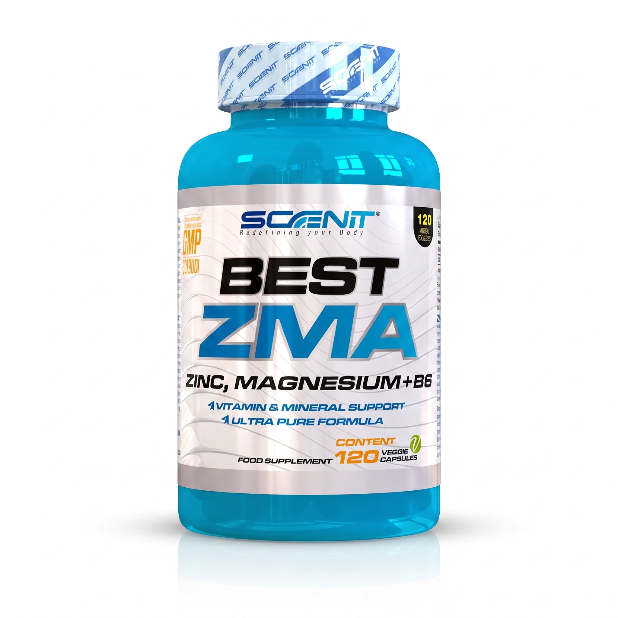 Best ZMA Scenit Nutrition - (120 Gélules Végétales)