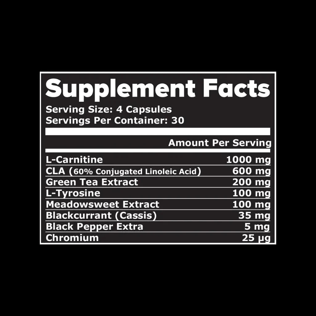 Burn & Drain GSN Black Series - 120 Capsules