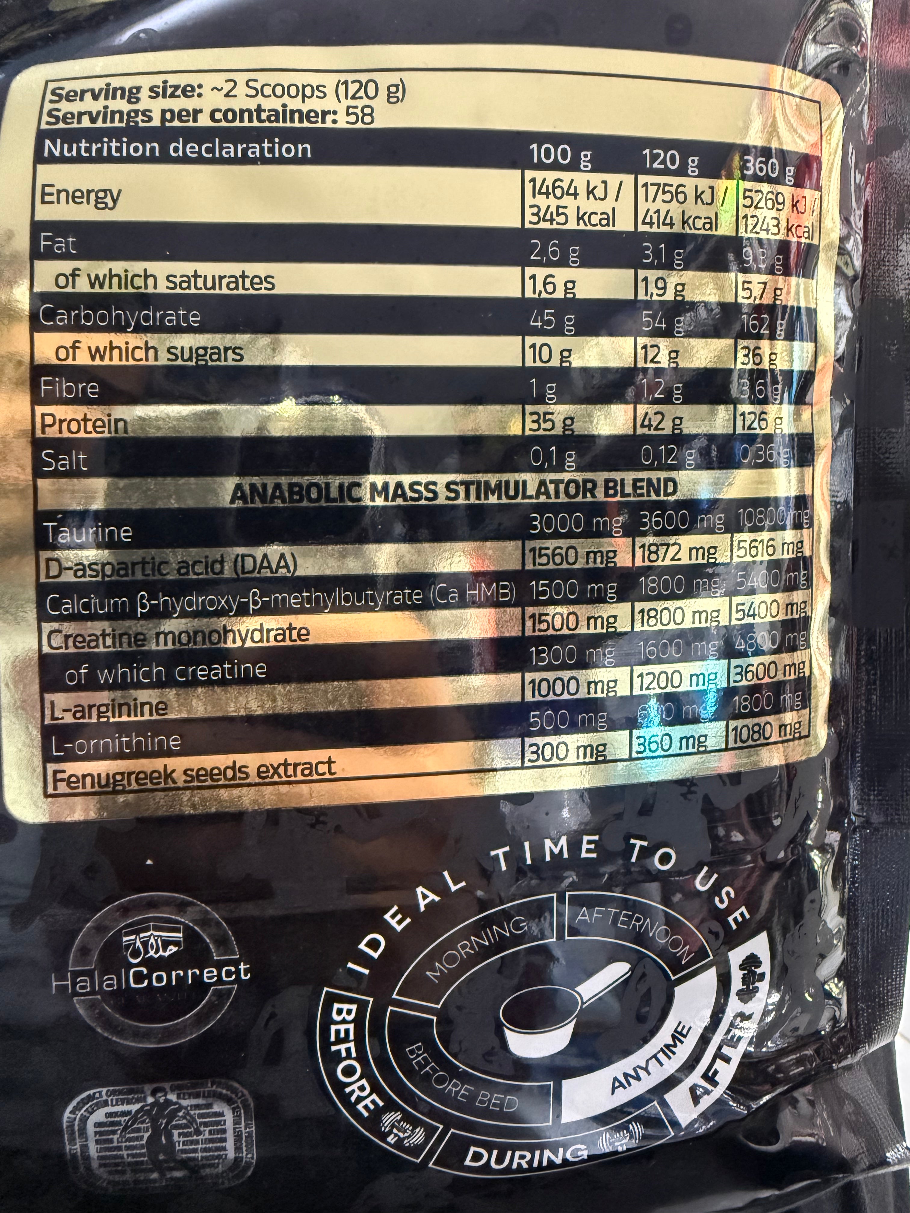 ANABOLIC MASS – 7 kg – Kevin Levrone