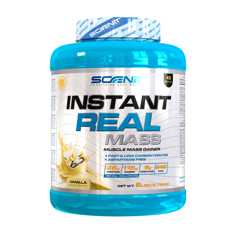 Instant Real Mass Scitec Nutrition 6 lbs (2,72 kg) – Gainer Musculaire