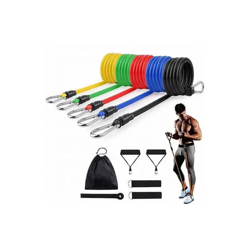 Kit de Bandes de Résistance Power Bands (5 Bandes) – Élastiques Fitness Multi-Niveaux