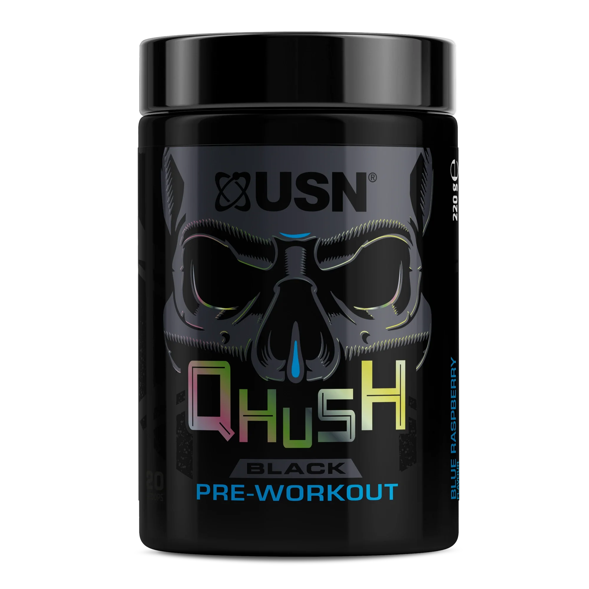 QHUSH Black Pre-workout 220g - USN