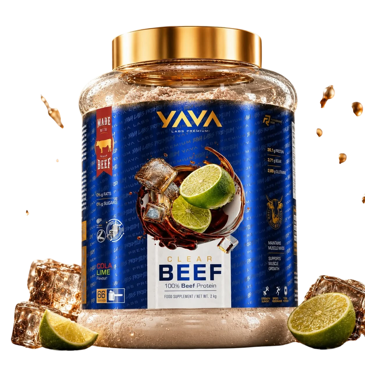 BEEF PROTEIN YAVA LABS - 2KG