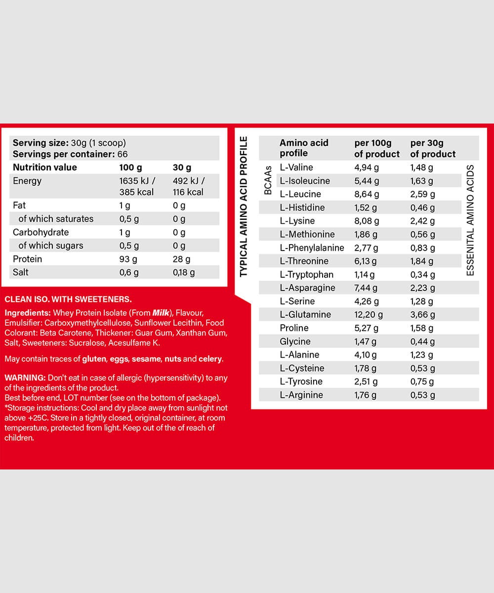 Clean ISO - Hot Nutrition | 2 kg