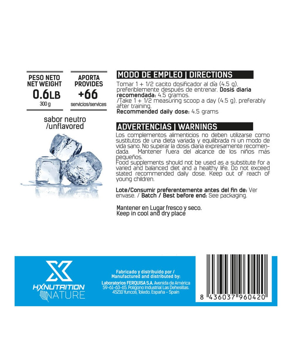 Créatine Monohydrate - HX Nutrition 300g