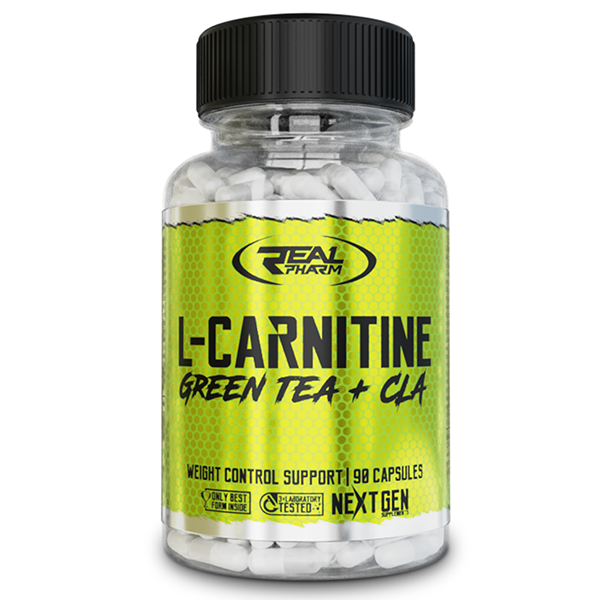 REAL PHARM L-CARNITINE GREEN TEA & CLA 90 CAPS