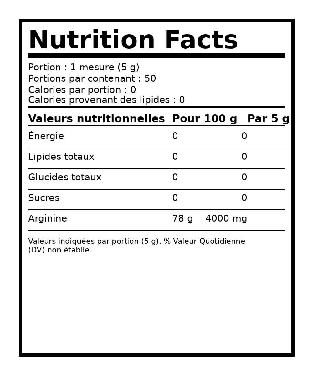 L-Arginine American Wolf 250g
