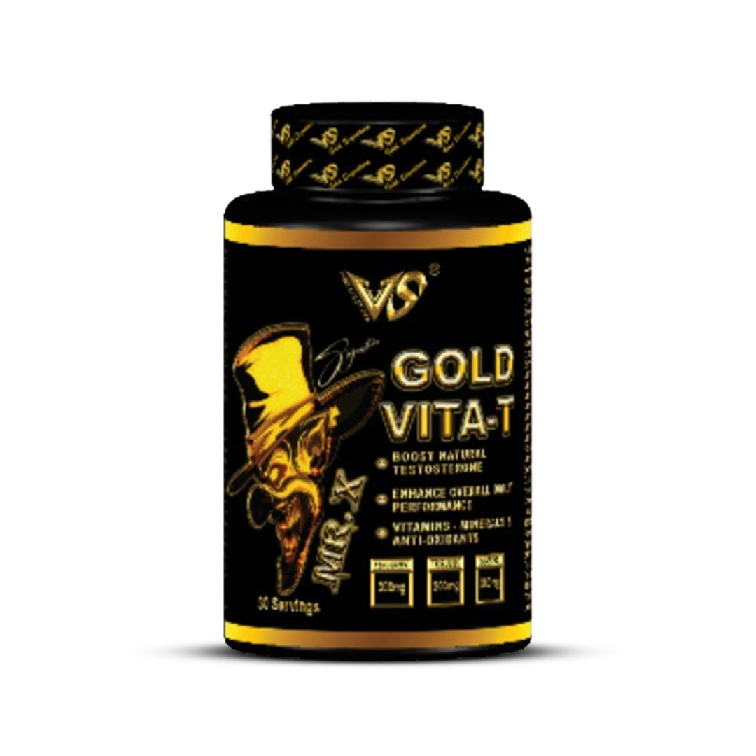 GOLD VITA – 90 Capsules – MR. X V Shape